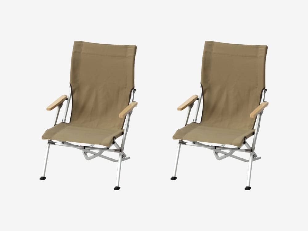【最終価格】【極美品】【廃盤品】スノーピーク ローチェア オットマン Snow peak (スノーピーク) アウトドアチェア ブラウン 廃盤品 LV